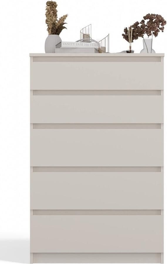 Maxy-shop Ladekast M 5 lades Creme