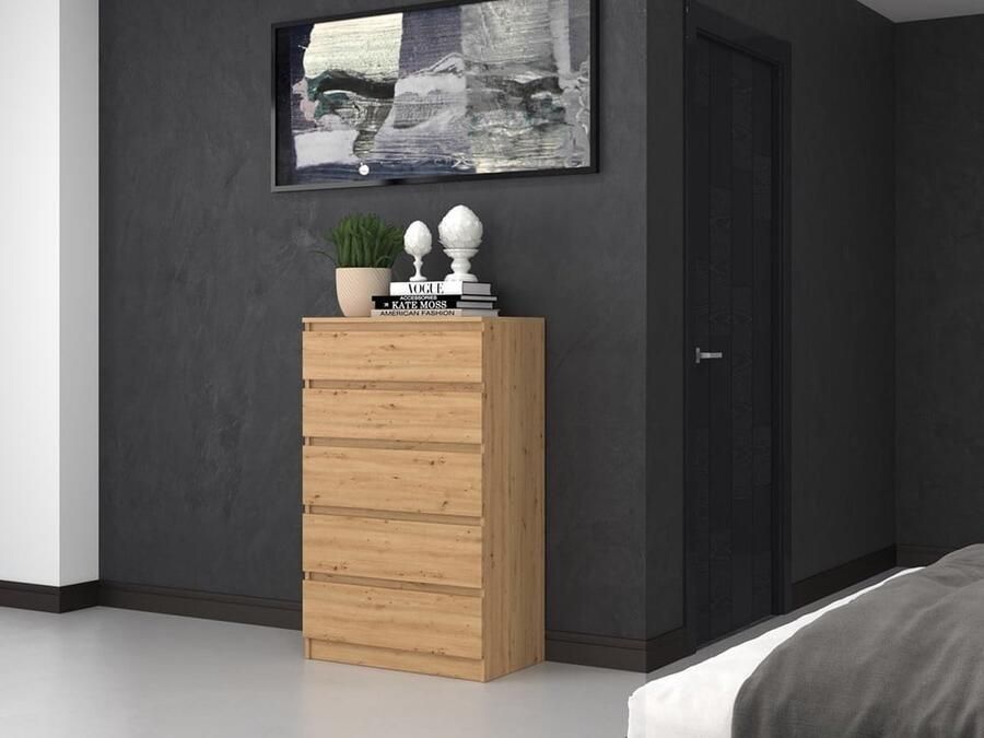 Maxy-shop Ladekast M 5 lades Eiken