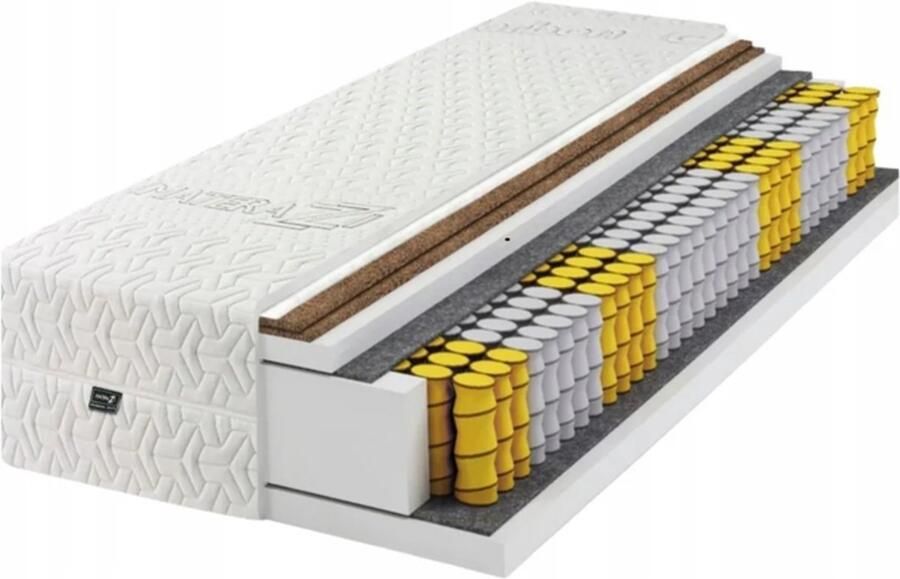 Maxy-shop Pocketvering Matras Carbon 22cm 120 x 200