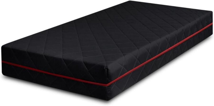 Maxy-shop Pocketvering Matras grijs 24cm hoog met kokos 90 x 200