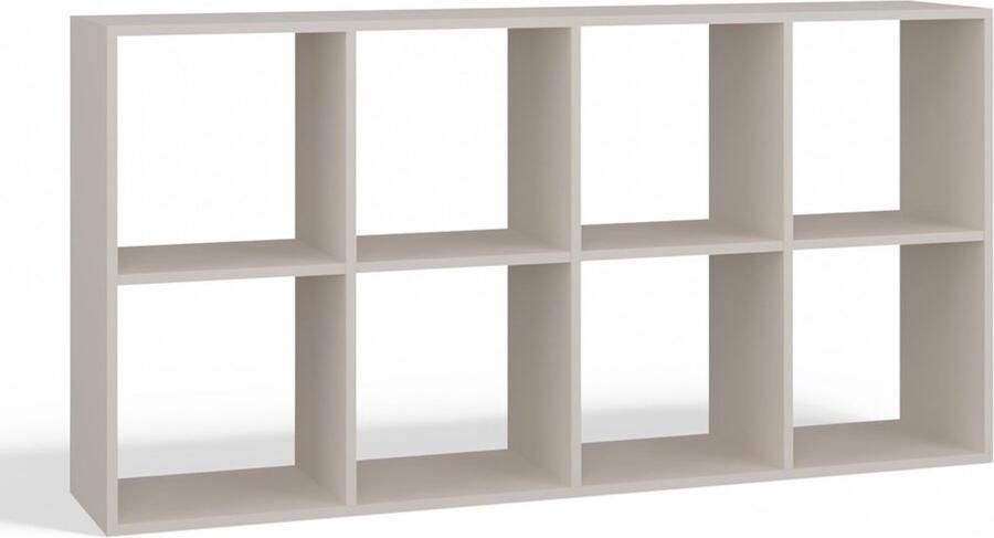 Maxy-shop Vakkenkast creme 8 vakken