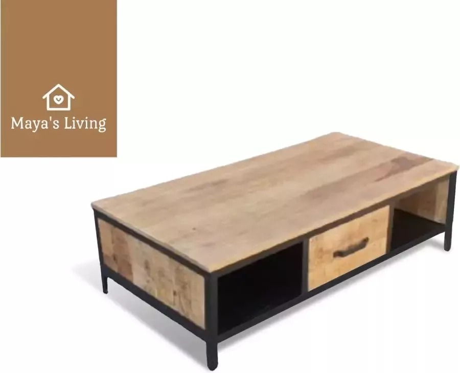 Maya's Living Lizzy Salontafel Planken Lade