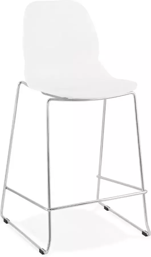 Maysun Design Barkruk ZONNE MINI Wit Chroom