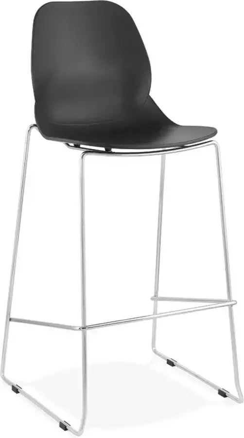 Maysun Design Barkruk ZONNE Zwart Chroom