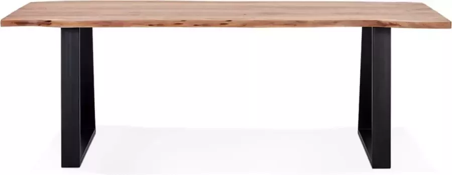 Maysun Industriële Eettafel MARY LOU Massief Hout-Metaal 240X100 CM