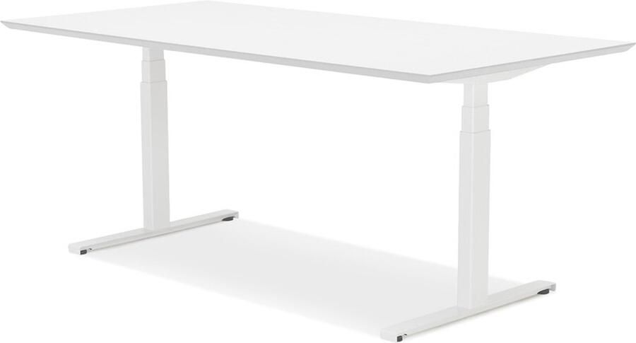 Maysun Elektrisch Zit-Sta Bureau COMFORT Wit 180x90cm