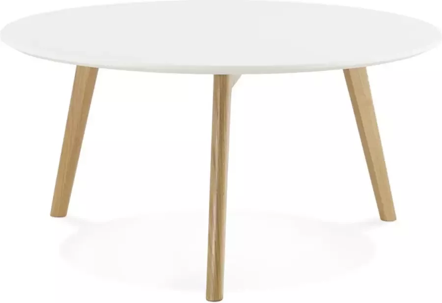 Maysun Salontafel KIRSTEN Wit Ø90x45cm