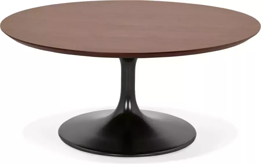 Maysun Salontafel SUNNA Walnoot Zwart Ø90x39 5cm