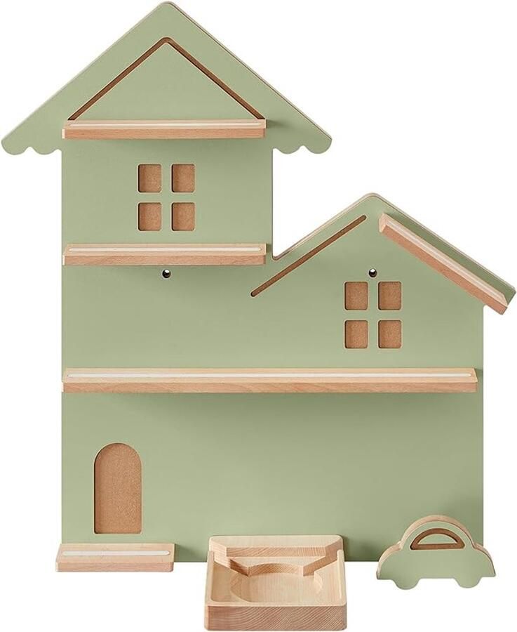 MAZAZU Kinderrek Wandrek Groen 18x55.5x59.7