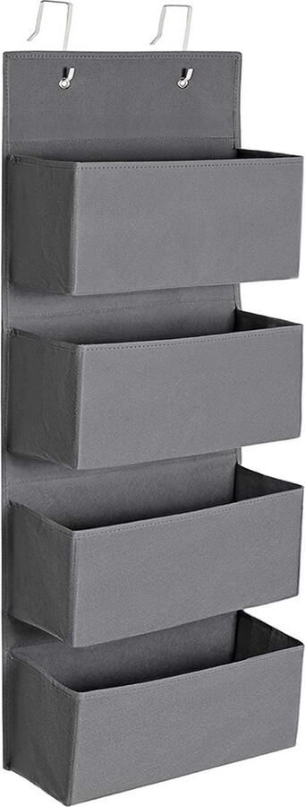 MAZAZU MIRA Home Hangende opslag Hangende organizer Grijs Mat 33.5x12x100cm