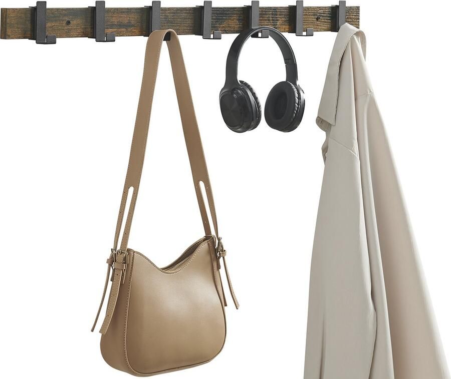 MAZAZU MIRA Home XL Kapstok Vintage paneel Industrieel zwart Ruim je hal op Een eyecatcher in ieder huis - Foto 3