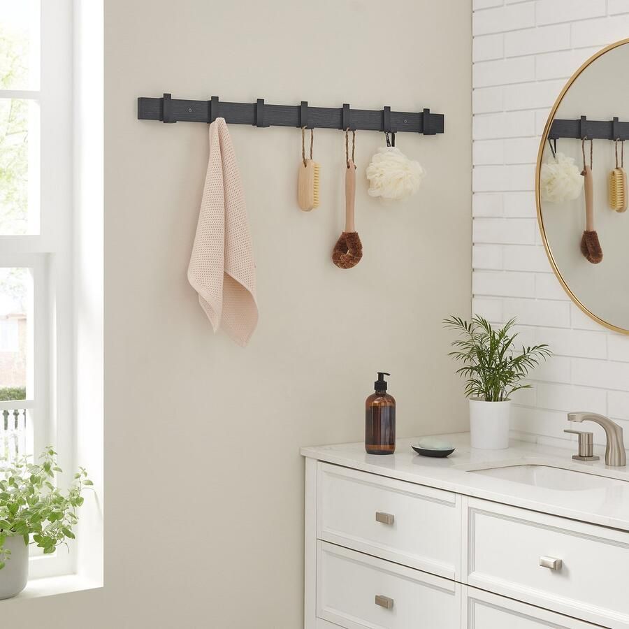 MAZAZU MIRA Home XL Kapstok Vintage paneel Industrieel zwart Ruim je hal op Een eyecatcher in ieder huis - Foto 3