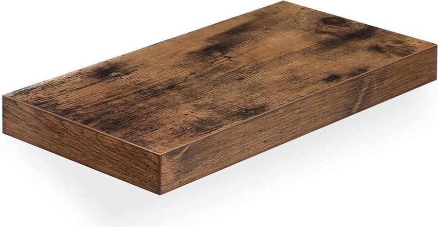 MAZAZU MIRA Home Wandplank Fotoplank Muurdecoratie Opberger Vintage Hout 40x20x3.8 - Foto 2