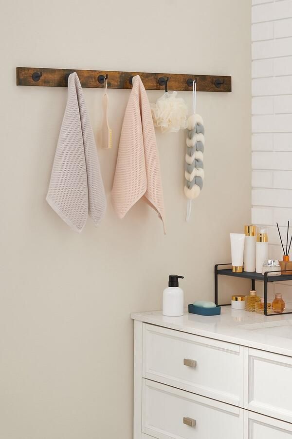 MAZAZU MIRA Home XL Wandkapstok Industrieel zwart Voldoende ruimte voor al je spullen Compact ontwerp met een breedte van 90 cm Eindeloze mogelijkheden Vintage uitstraling Praktisch en mooi in zijn eenvoud - Foto 3