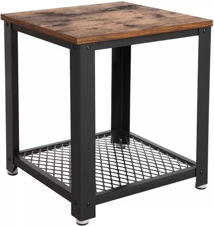 MAZAZU MIRA Bijzettafel Opbergruimte Woonkamer Slaapkamer Meubilair Industrieel
