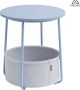 MAZAZU MIRA Home Bijzettafel Salontafel Koffietafel Mand Side Table 45x45x50 - Thumbnail 2