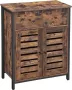 MAZAZU MIRA Home Industriële Opbergkast Dressoir Bruin Zwart Duurzaam en Functioneel 70x30x80 cm - Thumbnail 1