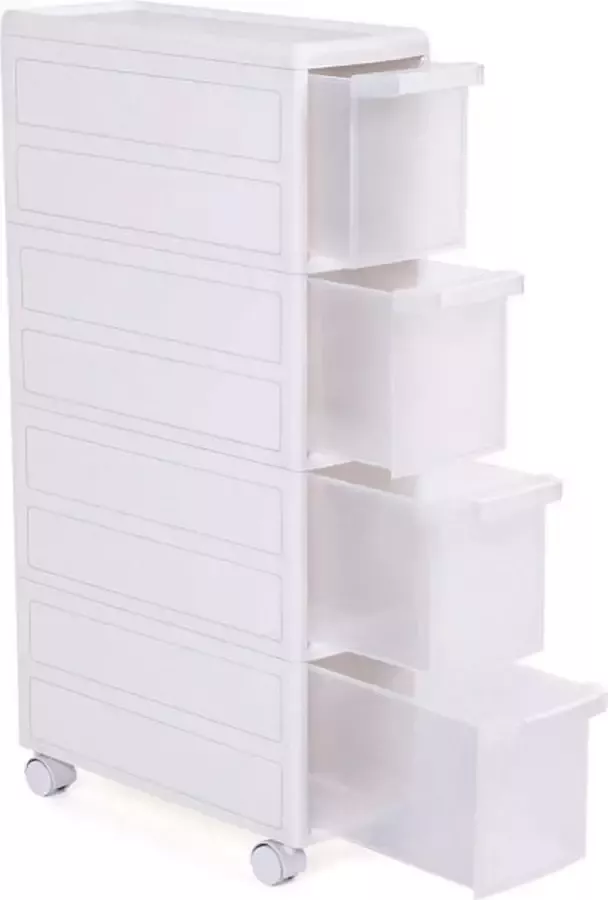 MAZAZU MIRA Home Ladekastje Opbergbox Ladeblok Ladesysteem 18x46x84.5