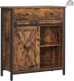 MAZAZU MIRA Home Opbergkast keukenkast Hout Vintage 70x30x80 - Thumbnail 1