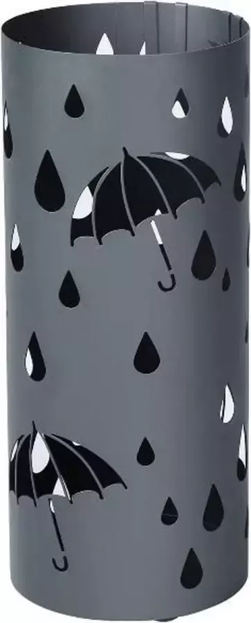 MAZAZU MIRA Home Parapluhouder Paraplubak Trendy Metaal Antreciet 49x19 5