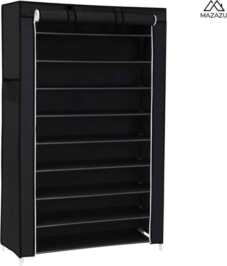MAZAZU MIRA Home Schoenenkast Kledingkast Stellingkast Opbergrek 88x28x160