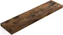 MAZAZU MIRA Home Wandplank hout Wandplank zwevend Decoratie Rustiek Bruin 80x20 - Thumbnail 1