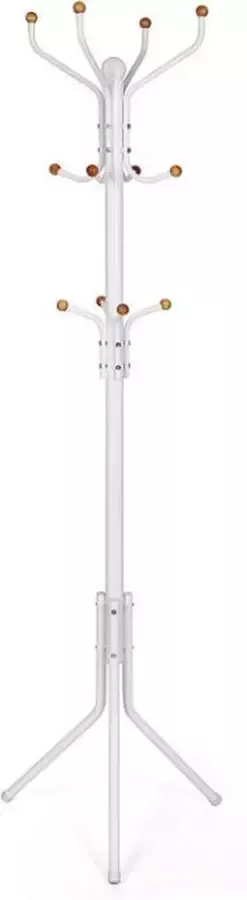 MAZAZU MIRA Home Vrijstaande kapstok moderne look Metaal Wit- Nieuw