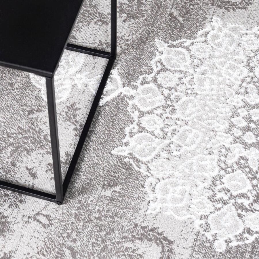 Mazovia Tapijt Beige Klassiek Traditioneel Vintage Woonkamer Rechthoek Voeten Vloerverwarming OEKO-TEX Certificaat Crème 140 x 200 cm