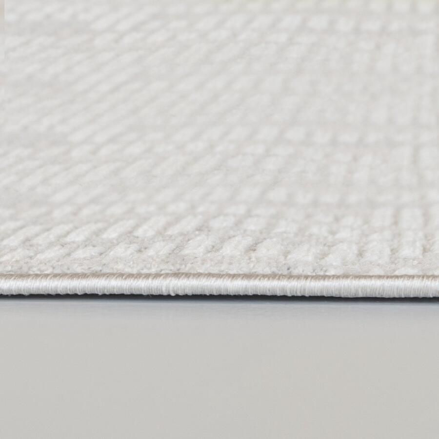 Mazovia Tapijt Beige Modern Abstract Woonkamer Rechthoek Voeten Vloerverwarming Machinewasbaar OEKO-TEX Certificaat Elegant Crème 200 x 300 cm