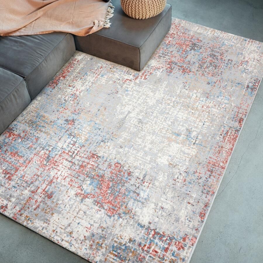 Mazovia Vloerkleed Beige Rechthoek Abstract Woonkamer Slaapkamer Eetkamer Kantoor Kortpolig Rechthoek OEKO-TEX� 200 x 300 Abstract