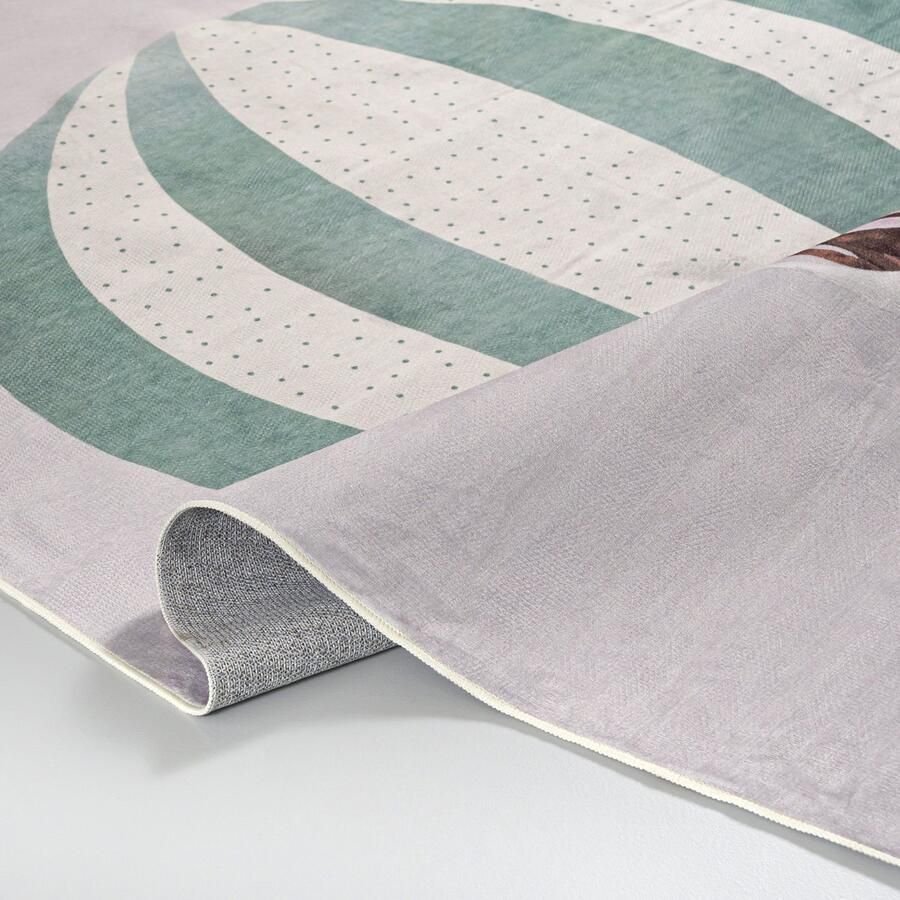 Mazovia Vloerkleed Beige Rechthoek Dieren Kinderkamer Kortpolig Rechthoek OEKO-TEX� 80 x 150 Dieren - Foto 2