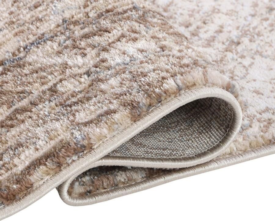 Mazovia Vloerkleed Beige Rechthoek Figuren en Vormen Woonkamer Slaapkamer Eetkamer Kantoor Kortpolig Rechthoek OEKO-TEX 80 x 150 Figuren en Vormen