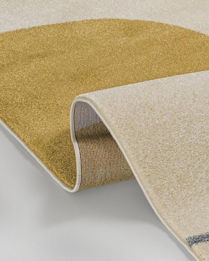 Mazovia Vloerkleed Beige Rechthoek Figuren en Vormen Woonkamer Slaapkamer Eetkamer Kantoor Kortpolig Rechthoek OEKO-TEX� 160 x 230 Figuren en Vormen - Foto 2