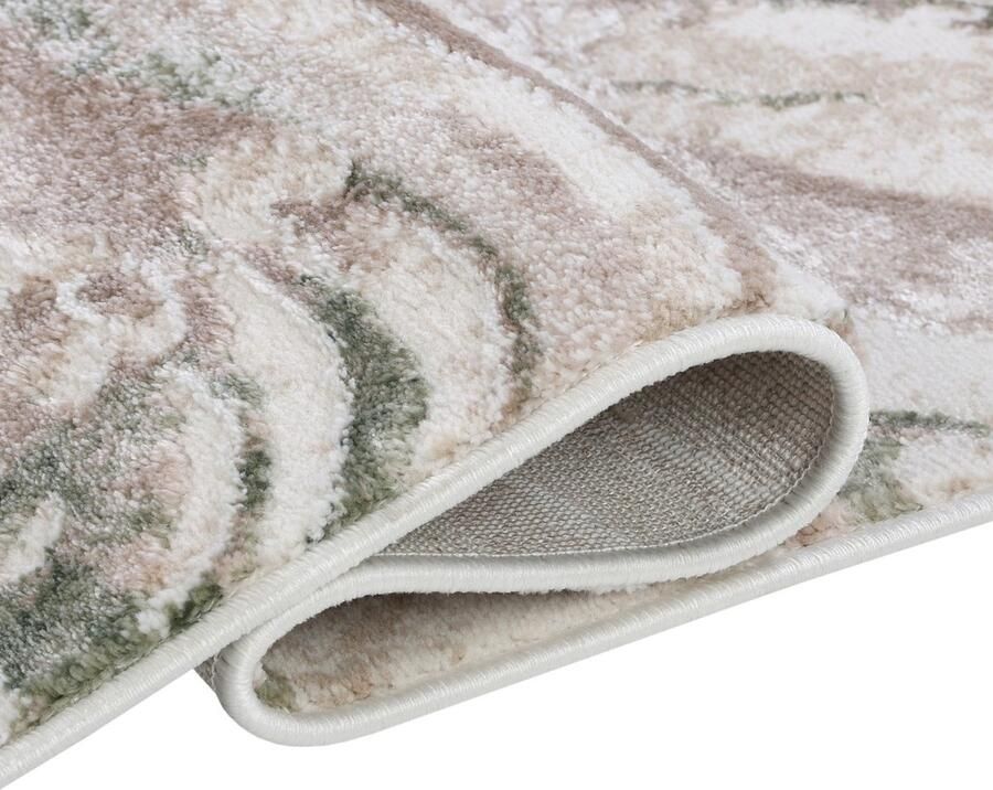 Mazovia Vloerkleed Beige Rechthoek Figuren en Vormen Woonkamer Slaapkamer Eetkamer Kantoor Kortpolig Rechthoek OEKO-TEX 140 x 200 Figuren en Vormen