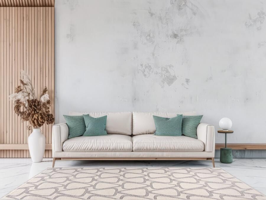 Mazovia Vloerkleed Beige Rechthoek Figuren en Vormen Woonkamer Slaapkamer Eetkamer Kantoor Kortpolig Rechthoek OEKO-TEX� 80 x 150 Figuren en Vormen