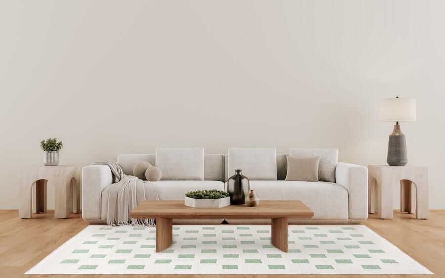 Mazovia Vloerkleed Wit Rechthoek Figuren en Vormen Woonkamer Slaapkamer Eetkamer Kantoor Kortpolig Rechthoek OEKO-TEX� 120 x 170 Figuren en Vormen