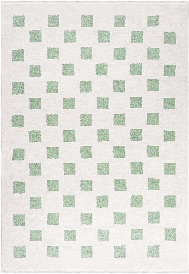 Mazovia Vloerkleed Wit Rechthoek Figuren en Vormen Woonkamer Slaapkamer Eetkamer Kantoor Kortpolig Rechthoek OEKO-TEX� 80 x 150 Figuren en Vormen