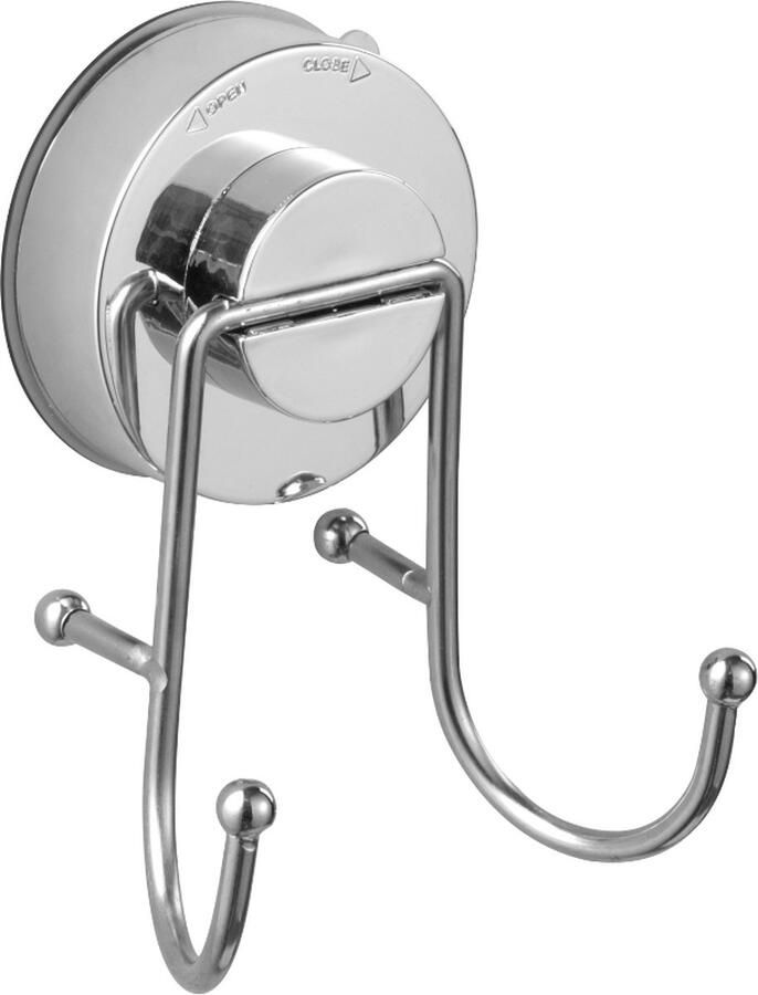 MCBOSON Ophanghaken Kapstokhaak Met 2 haken RVS Wandkapstok jashaak kledinghaak