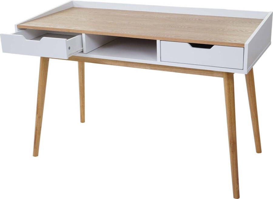 MCW Bureau -A70 computertafel bureautafel 120x55cm MDF essen-look