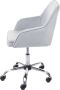 MCW Bureaustoel -F82 bureaustoel directiestoel bureaustoel retro design fluweel ~ grijs - Thumbnail 2
