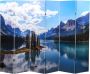 MCW Foto Paravent -A83 kamerscherm privacyscherm MVG-gecertificeerd ~ 180x244cm Lake - Thumbnail 2