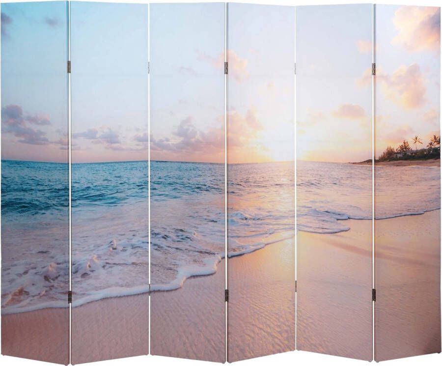 MCW Foto Paravent -A83 kamerscherm privacyscherm MVG-gecertificeerd ~ 180x244cm Ocean