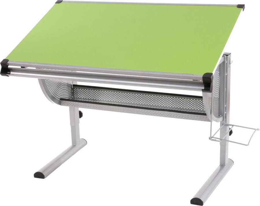 MCW Bureau voor kinderen jongeren Bureau voor scholen Bureau voor kantoren Oxford in hoogte verstelbaar kantelbaar ~ groen