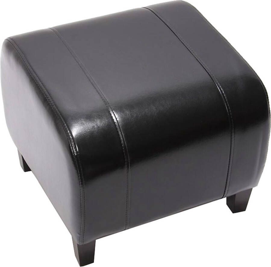 MCW Kruk Cube zitting Kruk Emmen leer + kunstleer 37x45x47 cm MVG-gecertificeerd ~ zwart - Foto 2