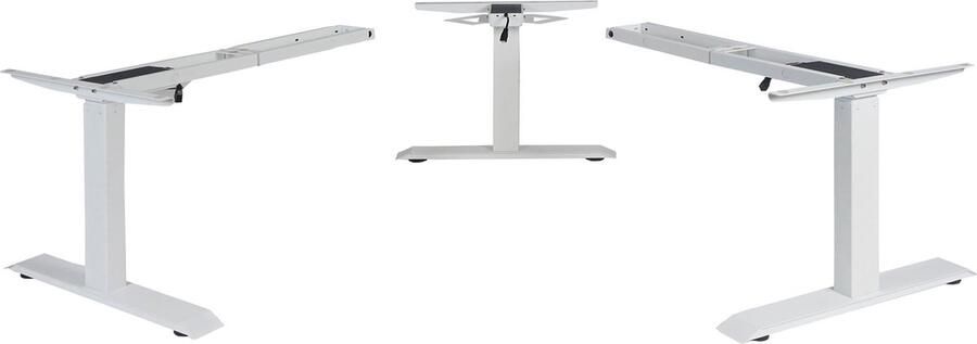 MCW 3in1 onderstel -D40 variabel tafelframe elektrisch in hoogte verstelbaar Geheugen 47kg ~ wit