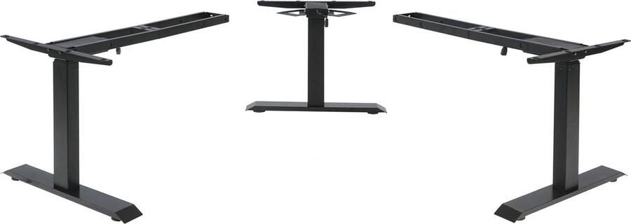 MCW 3in1 onderstel -D40 variabel tafelframe elektrisch in hoogte verstelbaar Geheugen 47kg ~ zwart