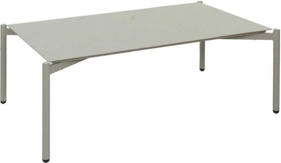 MCW Aluminium tuintafel -O11 outdoor loungetafel salontafel balkontafel 105x65cm ~ lichtgroen