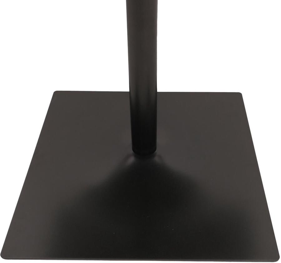 MCW Bistrotafel -H10 bartafel countertafel industriële gastronomie iepenhout MVG-gecertificeerd 75x80x80cm ~ donkerbruin