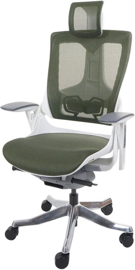 MCW Bureaustoel MERRYFAIR Wau 2 bureaustoel draaistoel bekleed mesh ergonomisch ~ groen