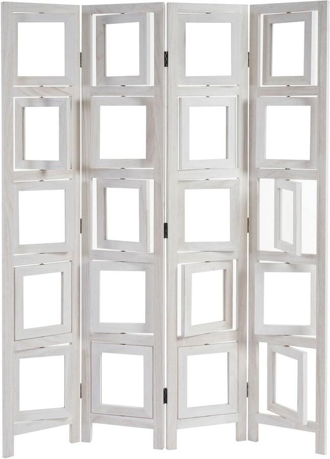 MCW Paravent fotogalerij II kamerscherm privacyscherm foto paravent 160x125cm ~ wit